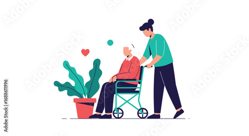 Caring for the elderly a compassionate journey of support and companionship