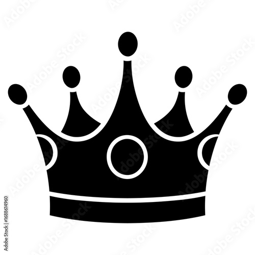 prince crown vector