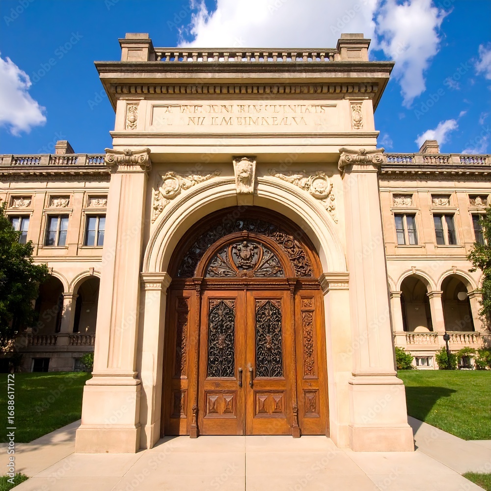 Obraz premium Ornate building entrance