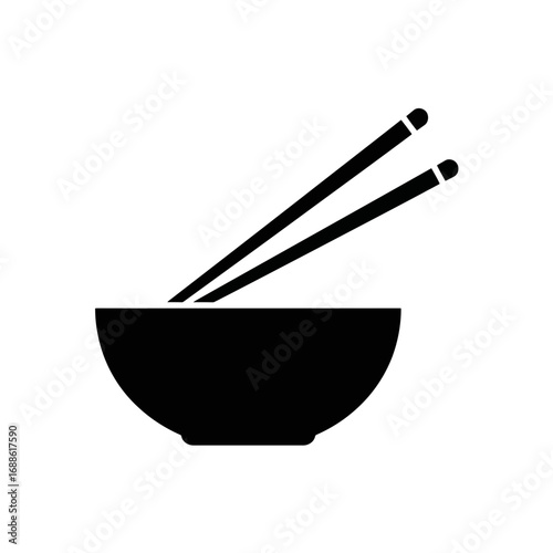chopsticks and bowl