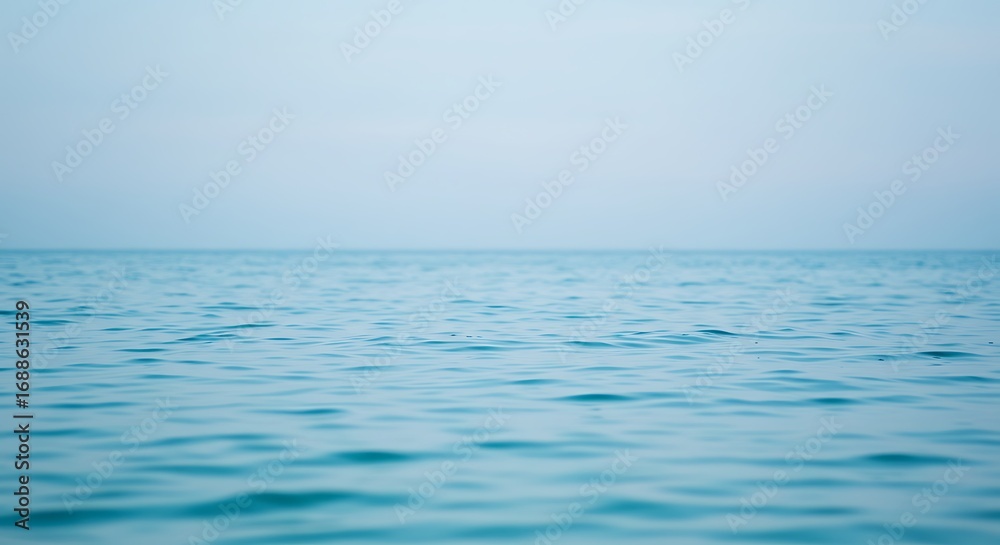 Obraz premium Ocean's Soft Embrace