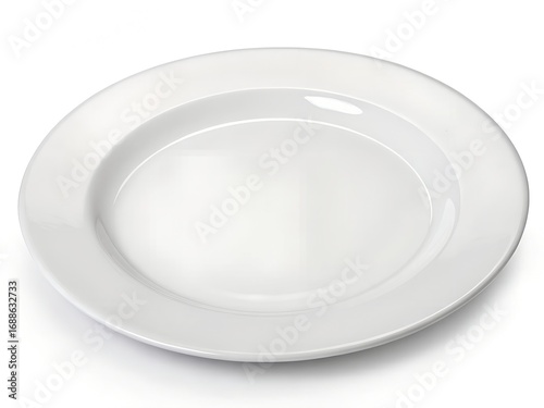 empty white plate