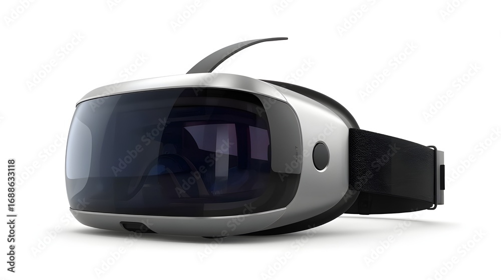 Fototapeta premium Futuristic Digital Sunglasses Isolated on Transparent Background