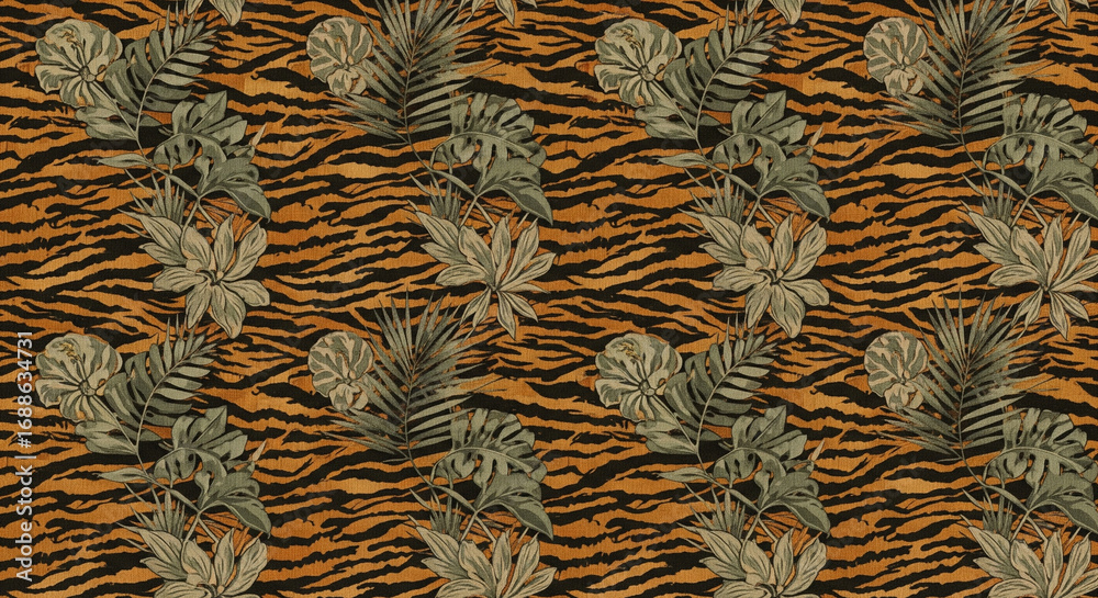 animal print wallpaper, tiger stripes, jungle theme, exotic pattern, seamless design, orange, black, beige, bold wallpaper, wild animal print wallpaper, tiger stripes, jungle theme, exotic pattern, seamless design, orange, black, beige, bold wallpaper, wild