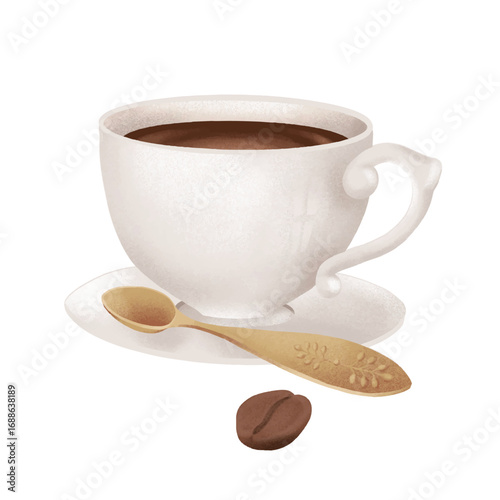 Coffee espresso drink in a cup