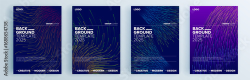 Modern abstract covers set, minimal covers design. Colorful geometric background, vector illustration.