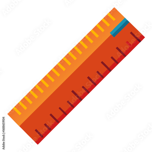 Ruler – Measurement Education Illustration