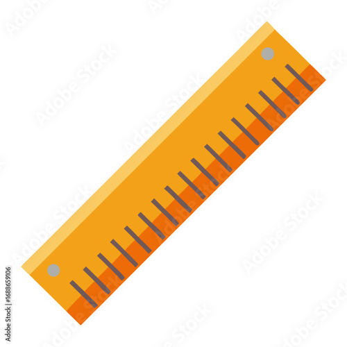Ruler – Measurement Education Illustration
