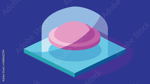 Open condom illustration with transparent background for sexual health and protection concepts