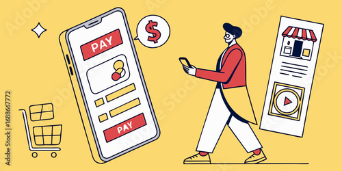 Effortless mobile payments connect shoppers to online stores and digital commerce experiences seamlessly
