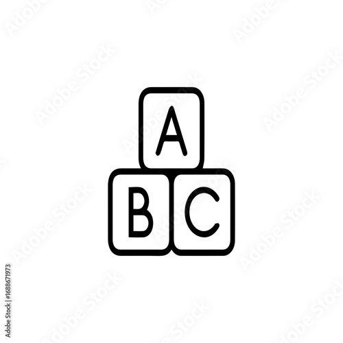 ABC Blocks Icon