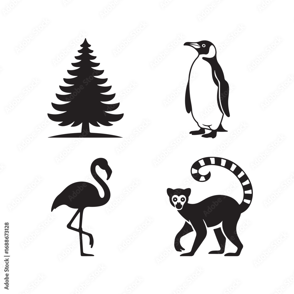 Naklejka premium vector illustration of a bird