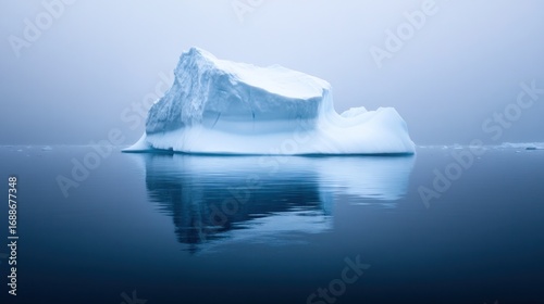 Iceberg Reflection in Arctic Waters