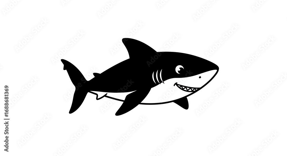 Obraz premium Smiling Jaws, Ink Embrace