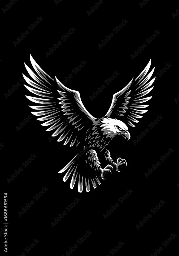 Obraz premium Apex Predator's Descent