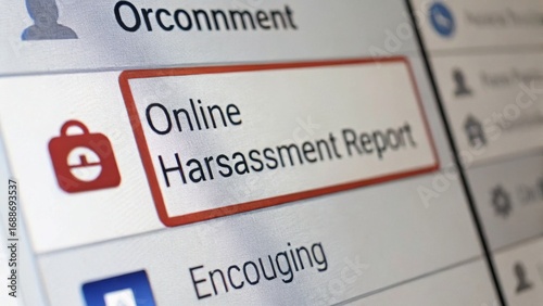 A close-up view of a screen showing an 