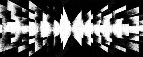 Black and white abstract line art background design for modern decor