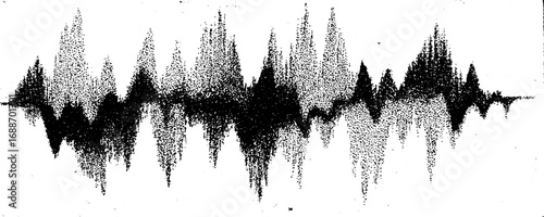 Black and white abstract line art pattern - modern geometric design for creative projects