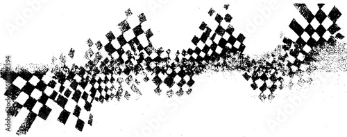 Abstract black and white grunge geometric design for modern backgrounds and textures