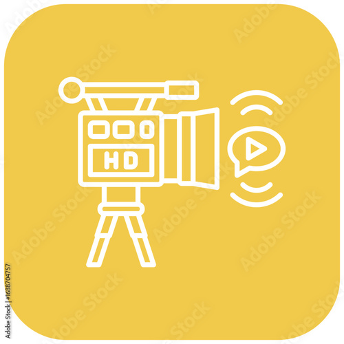 Live streaming Icon