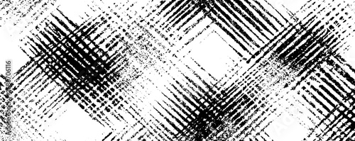 Abstract optical art with black and white halftone line patterns for modern design