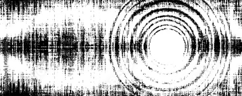 Abstract optical art with black and white line patterns for modern design concepts