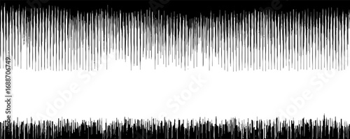 Dynamic op art black and white line pattern for modern design