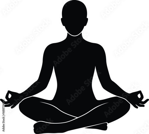 Man performing lunges silhouette for fitness and workout concepts