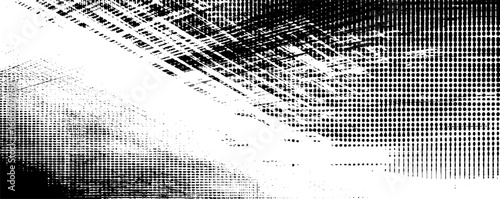 Abstract optical art black and white line design for modern decor