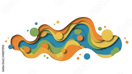 Futuristic Origami-Inspired Abstract Shapes, Layered Gradient Vector, Folded Paper Illusion, Minimal 3D Illustration, Silhouette on Transparent Background