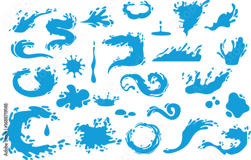 Oceanic Sea Creature Vectors with Aquatic Designs, Blue Hues, Creative, Artistic, Marine Life, Vibrant, Whimsical, Expressive, Bold, Dynamic, Unique, Illustrative, Fluid, Underwater, Playful, Dreamlik
