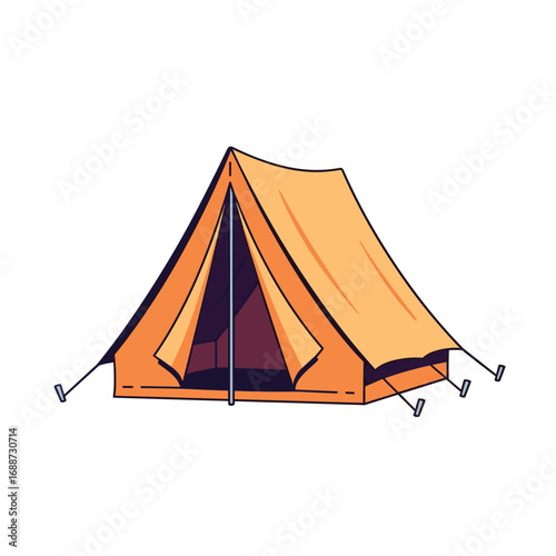 A versatile canvas a frame tent for outdoor adventures and camping trips