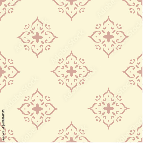 Floral Seamless Pattern Background Vector