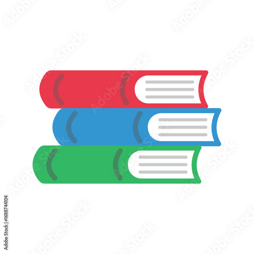 積んだ本のベクターイラスト：文化の日・読書 - Stack of Books Vector Illustration: Culture Day and Reading