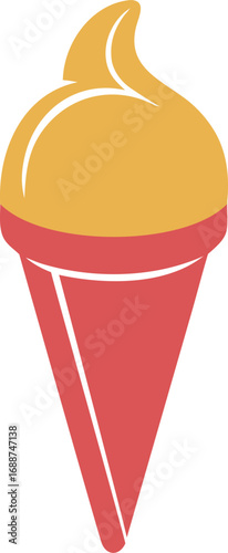 Ice creme logo symbol Vector Art, Icons, and Graphics for designers