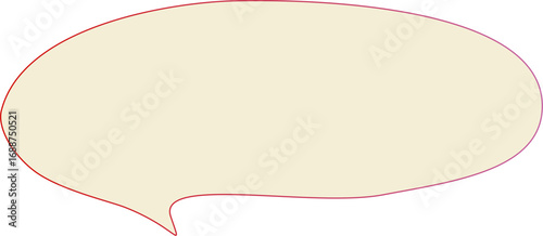 "Light Yellow Speech Bubble, Pastel Chat Balloon, Soft Colored Dialogue Box, Empty Text Frame Isolated on White Background, Cute Cartoon Thought Cloud for Message, Communication, Social Media Design"