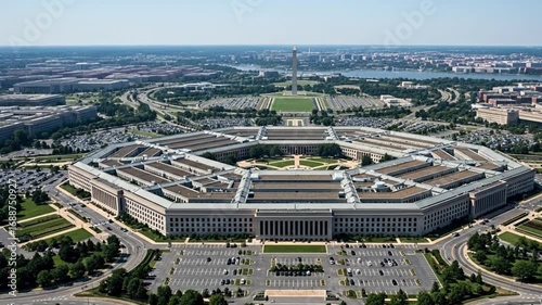Pentagon Building Aerial View Washington DC Landmark Architecture