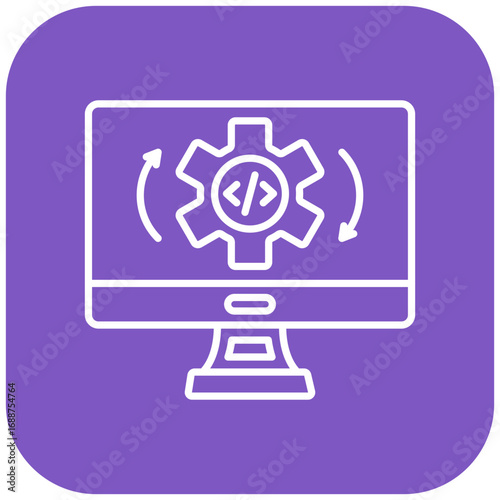 Desktop computer Icon