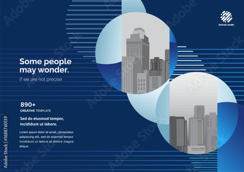 Template vector design for Brochure, Annual Report, Web design Poster, Corporate Presentation, Flyer, layout modern with size horizontal, Easy to use and edit.	