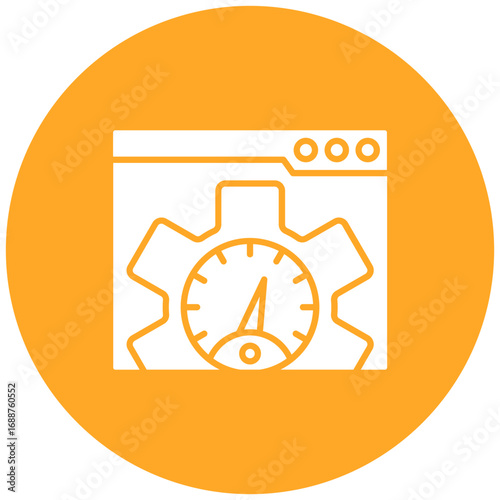 Web speed test Icon