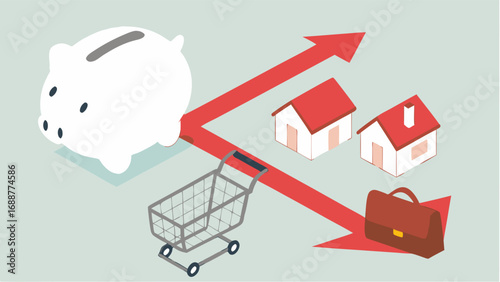 Financial Planning Savings Investment and Home Ownership Choices Illustrated.
