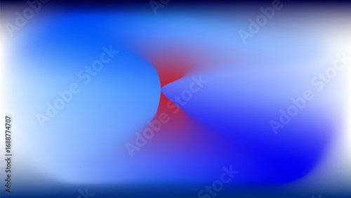 Abstract gradient background with blue and red hues blending together smoothly in the center