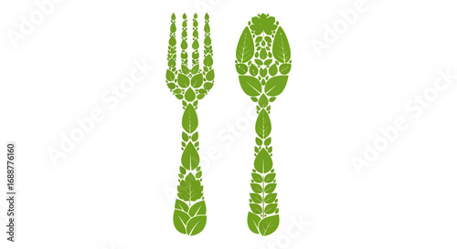 Eco-Friendly Utensils A Sustainable Approach to Food and Dining with Leaves