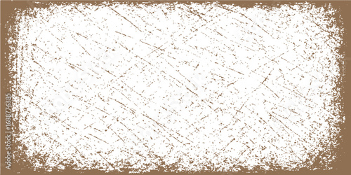 White rice on a textured brown surface with a rough, old-fashioned, stone wall background