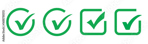 checkmark vector, checkmark icon set, approved symbol, checked checkbox mark, checkmark set. checkbox symbol sign vector illustration.