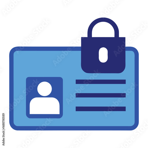 Data Privacy Color Icon – Digital Information Protection Vector