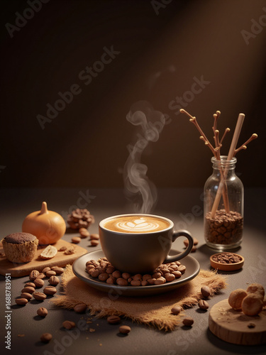Warm Coffee and Cozy Treats