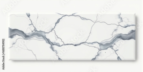 Elegant Grey and White Marble Tile
