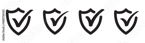checkmark icon color editable on white background. tick mark with checkbox icon. green checkmark sign for app, ui, website. vector illustration.