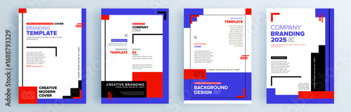 Modern abstract covers set, minimal covers design. Colorful geometric background, vector illustration.